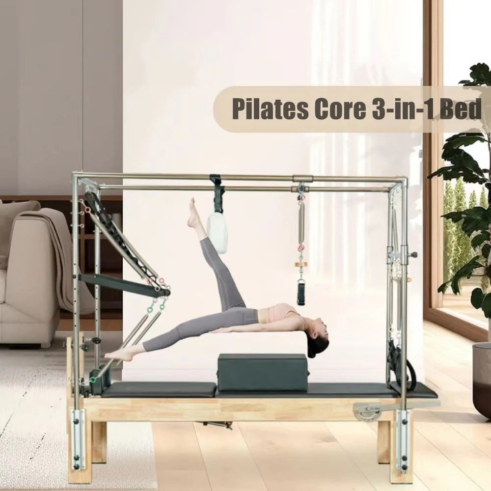 COOL GS-GJC03 Pilates Reformer 3 in 1 Pilates Fitness Bed
