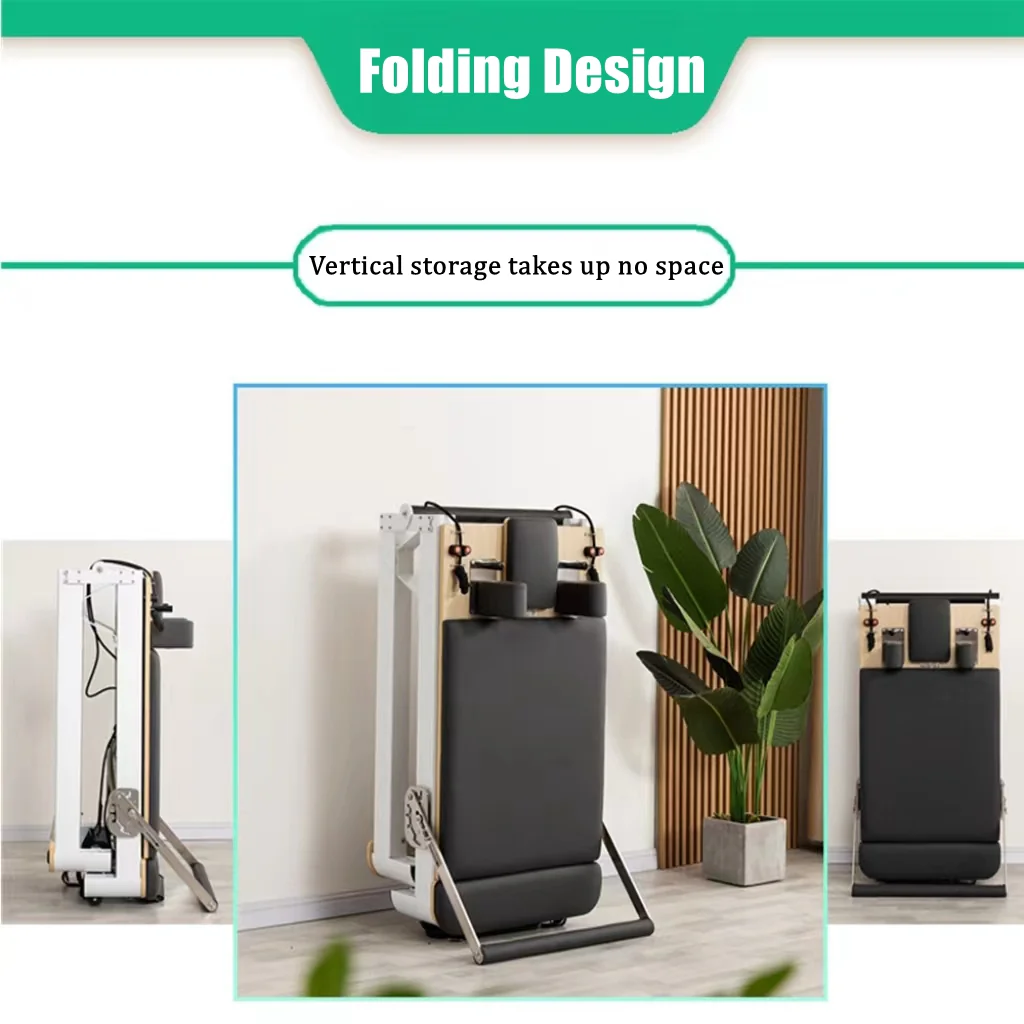 Miracle PLT004 Folding Pilates Reformer Bundle