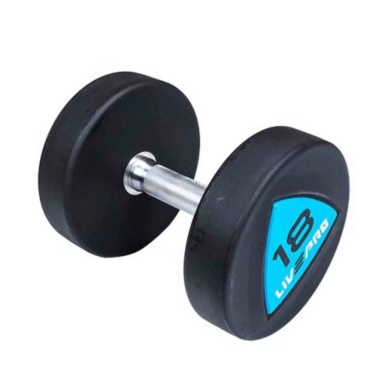 Livepro LP8002 Urethane Dumbbell Pair With Rack, 2Kg to 20Kg Set