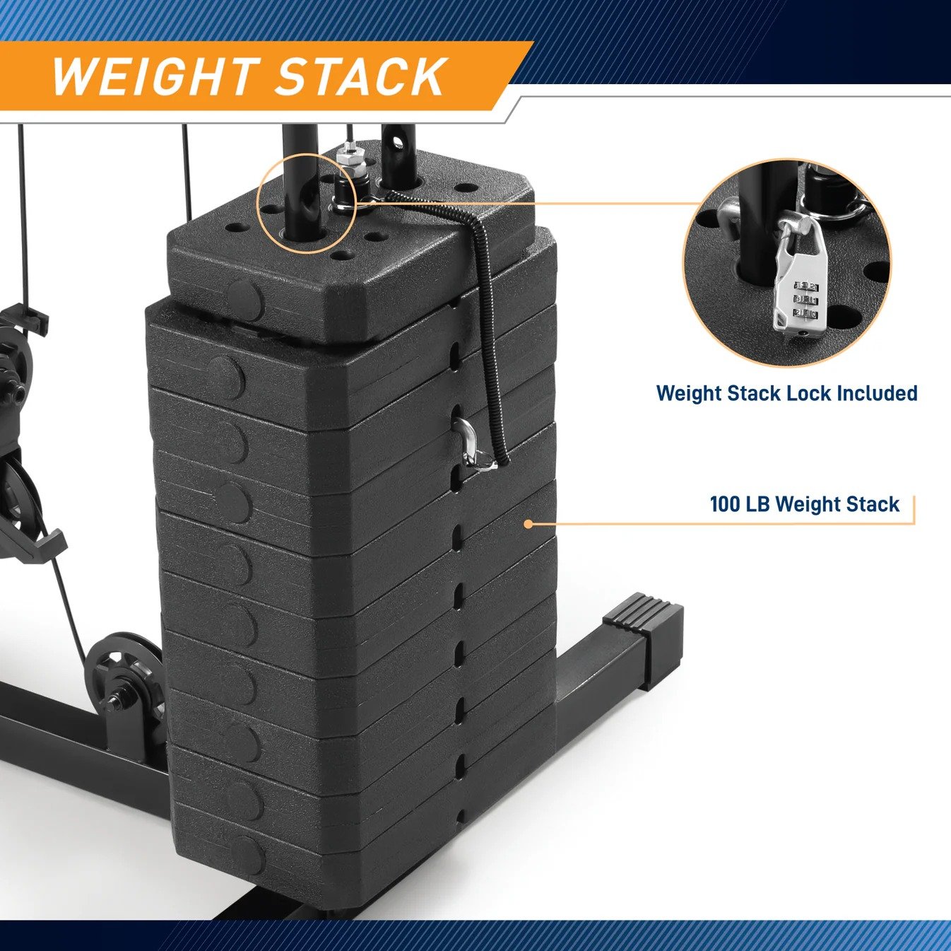 Marcy 100lb Stack Home Gym USA | MKM-81030