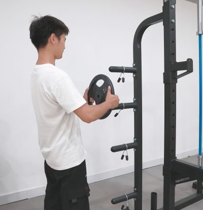 Miracle Fitness Half Power Squat Rack Cage- WB064