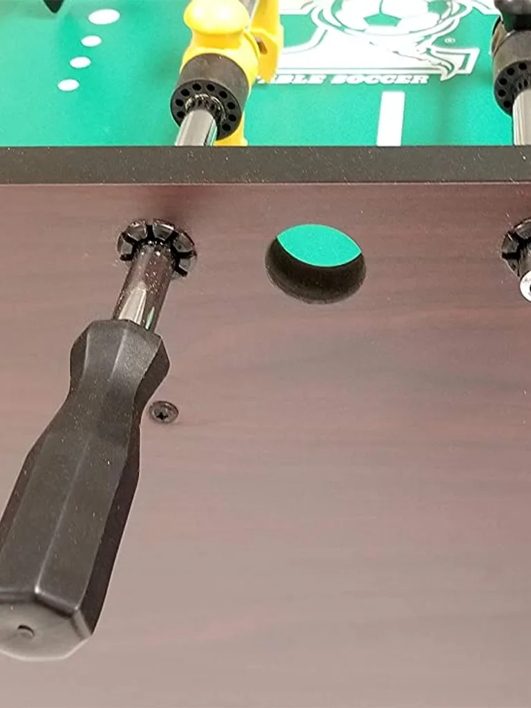 Tornado Commercial Sport Foosball Table, Tournament Quality, Dark Wood