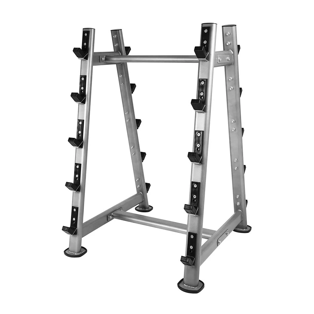 Miracle Fitness Fixed Straight Barbell & Curl Barbell Set PU with Rack - 10 kg to 30 kg