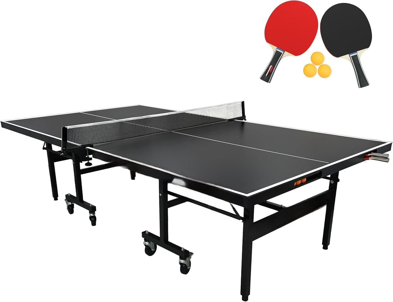 Sky Fit Outdoor Tennis Table 9x5 FT, Foldable with Waterproof Panels
