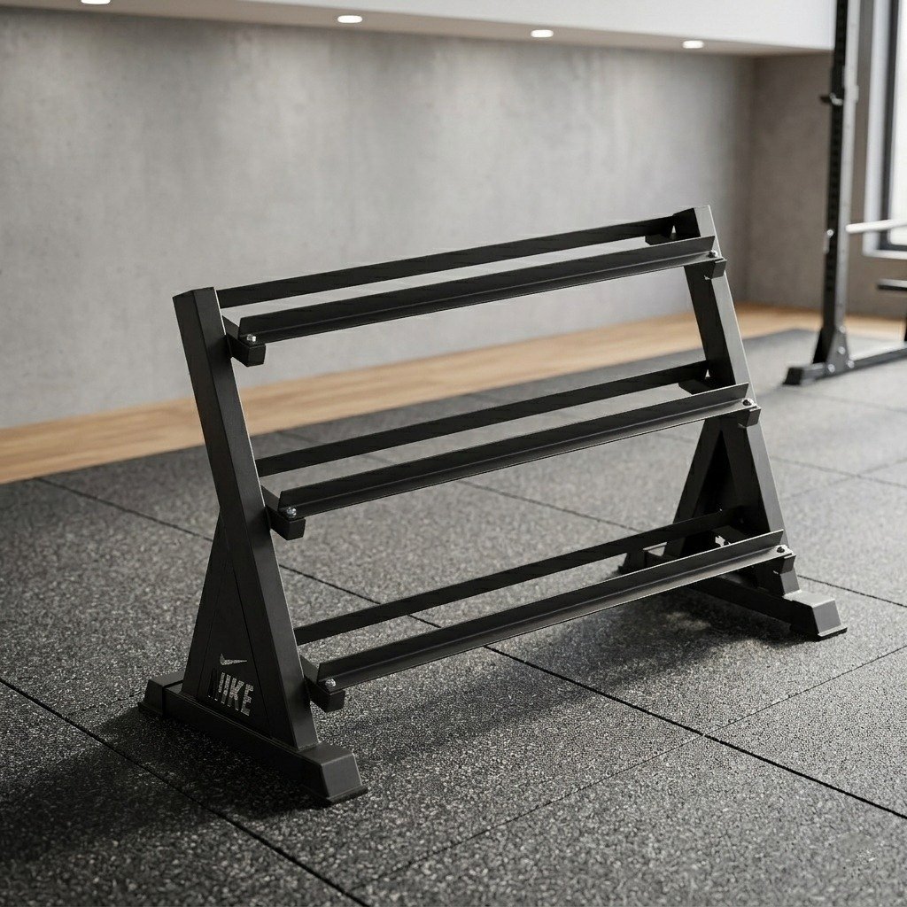 Nike Strength Premium Urethane Pro Dumbbell Set 2-20 kg With 3-Tier Rack |Bundle
