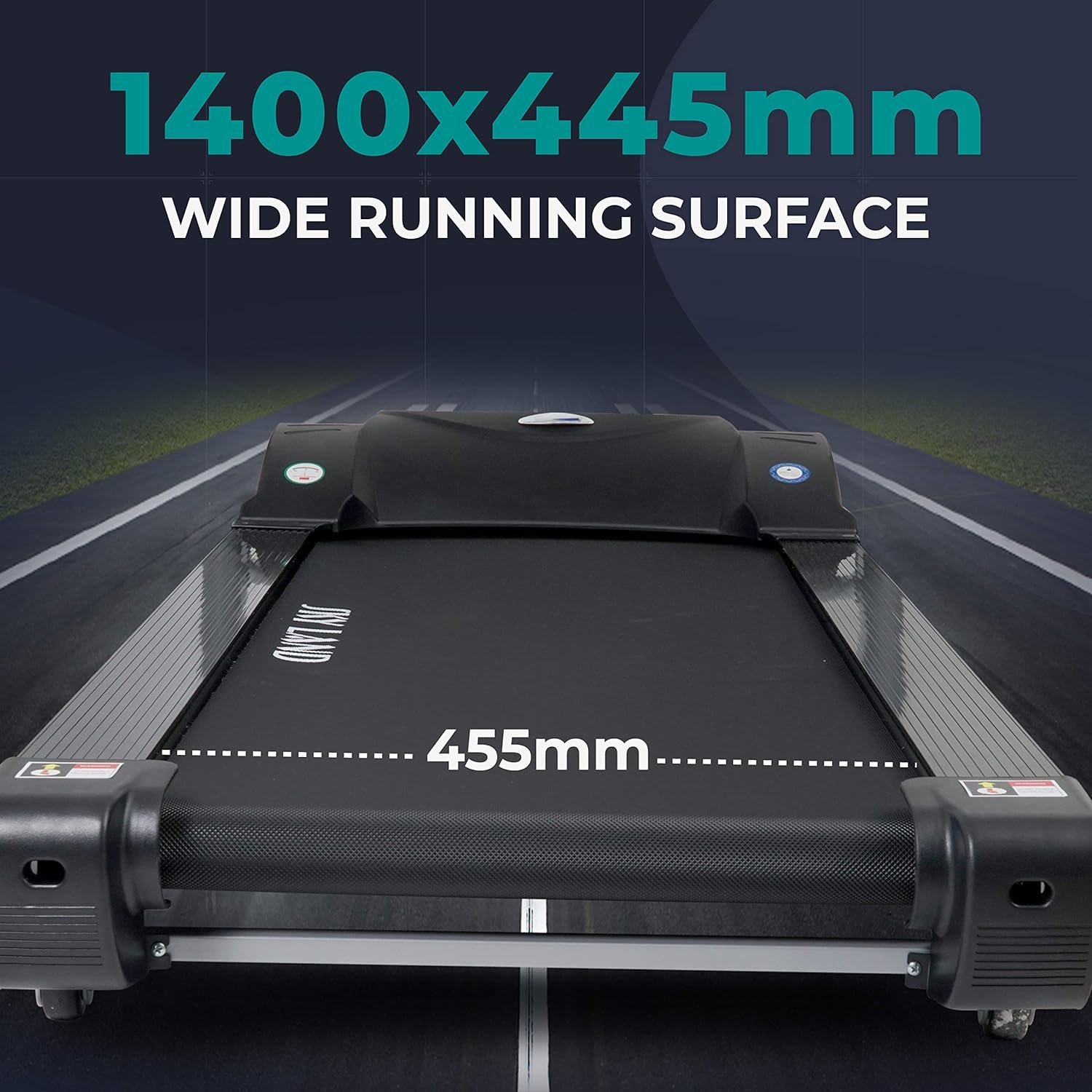 MIRACLE FITNESS MOTORIZED TREADMILL WITH MASSAGER + BLUETOOTH SPEAKER