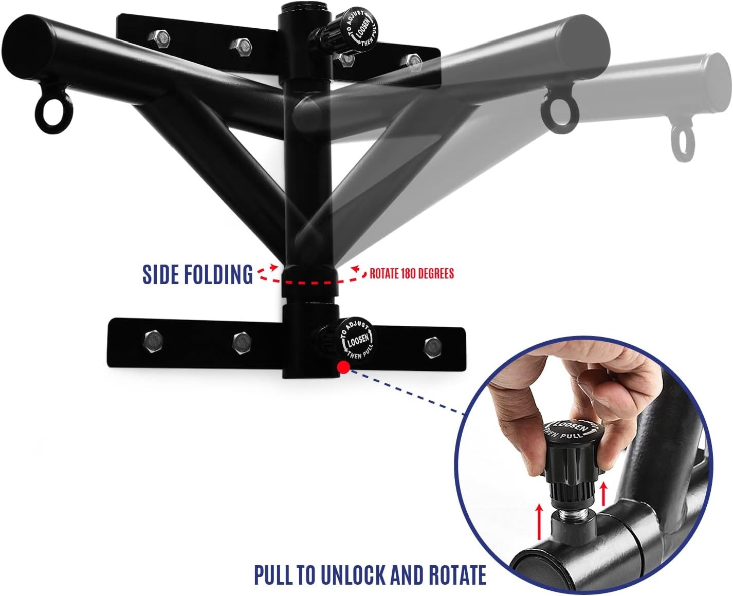 Miracle Fitness Boxing Heavy Bag Hanger Wall Mount