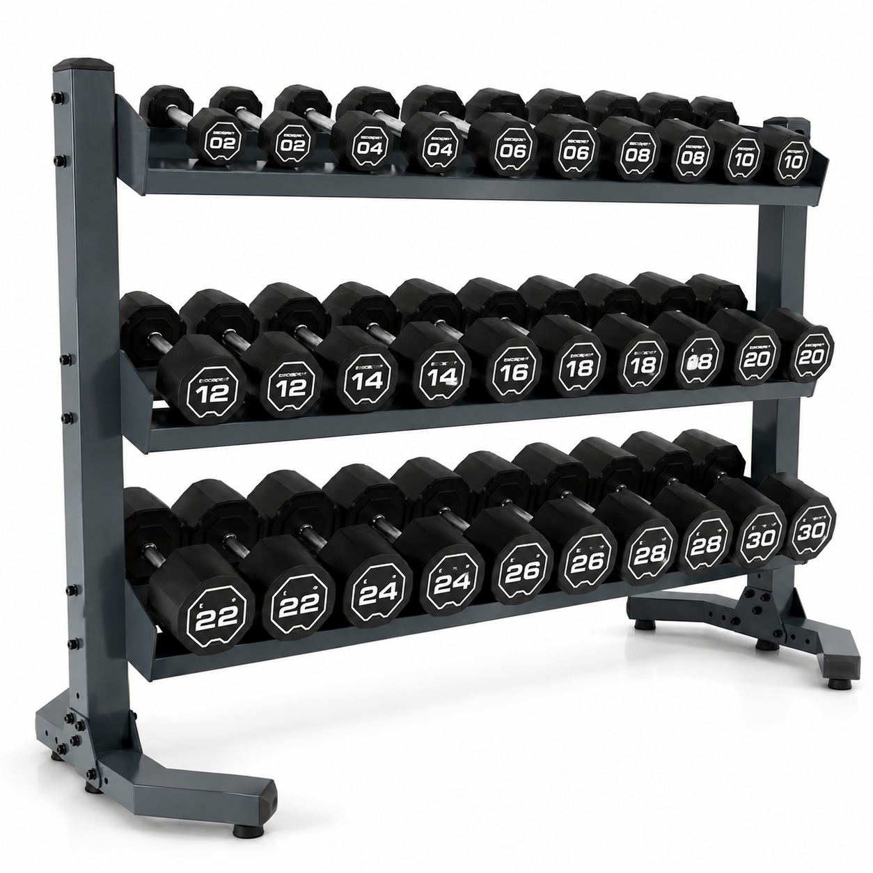 Escape Fitness Nucleus Urethane Dumbbells Sets 2Kg to 30Kg - UK