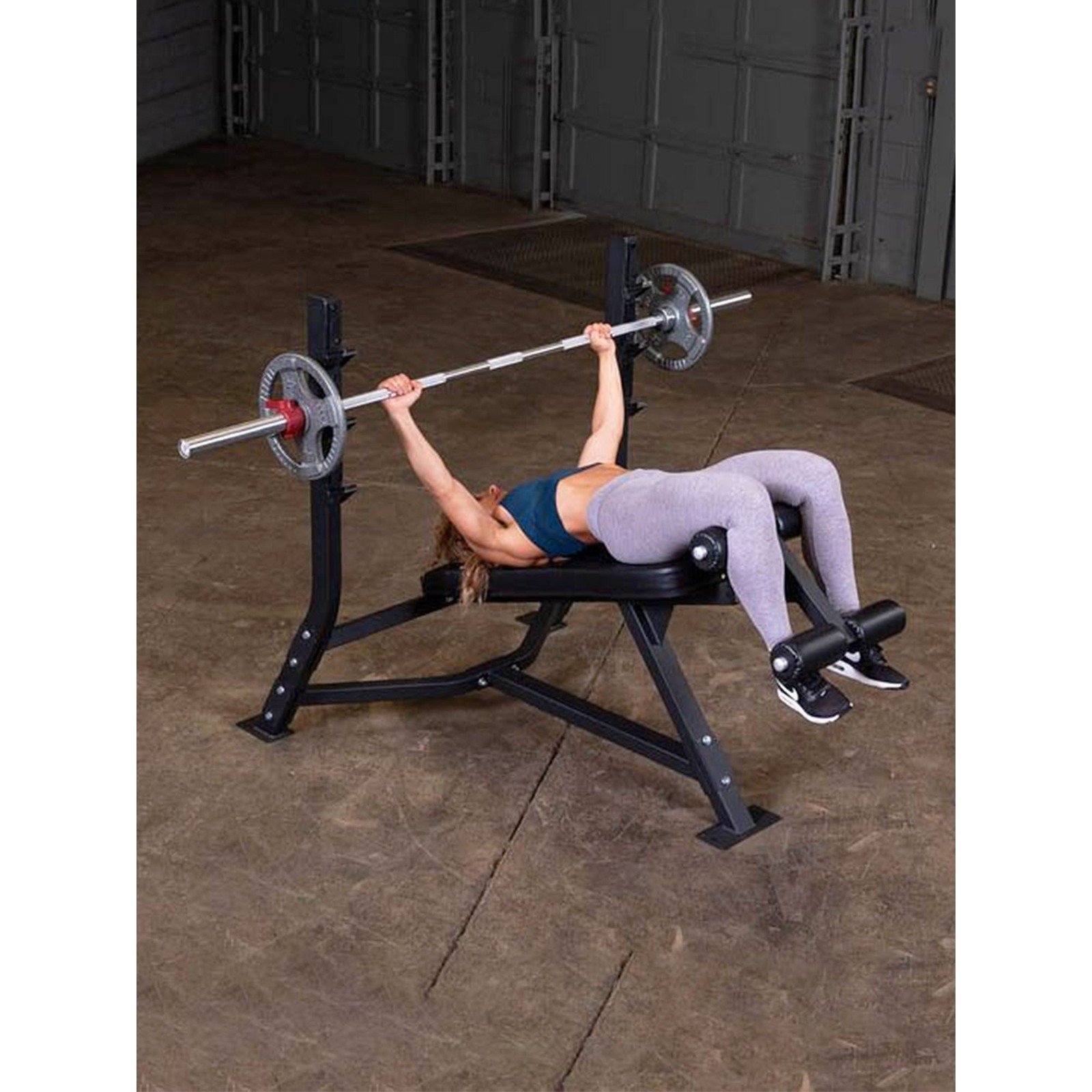 Body Solid Pro Clubline Decline Olympic Bench