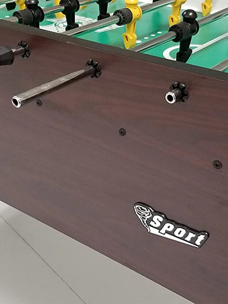 Tornado Commercial Sport Foosball Table, Tournament Quality, Dark Wood