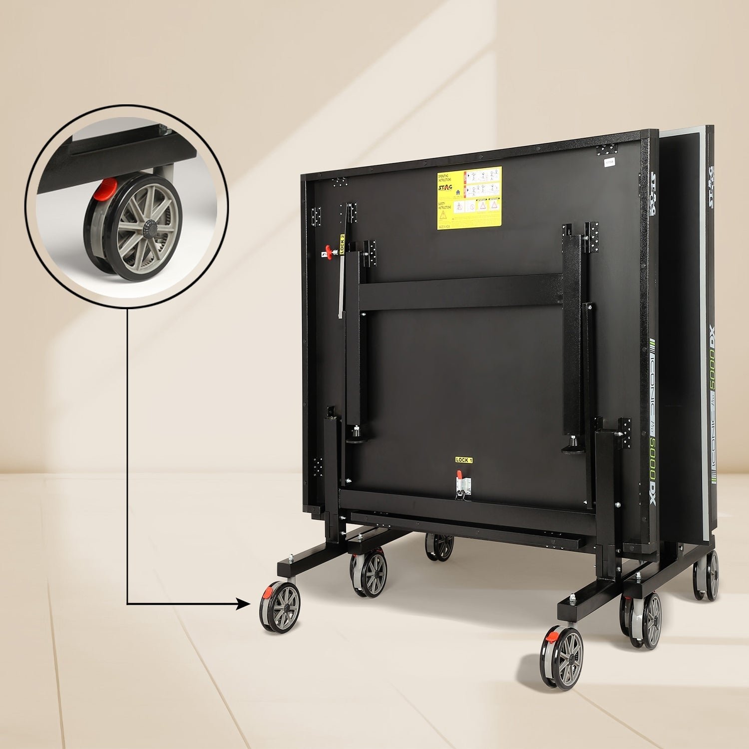 Stag Iconic 5000 DX Table Tennis Table - Unmatched Performance & True Ball Bounce