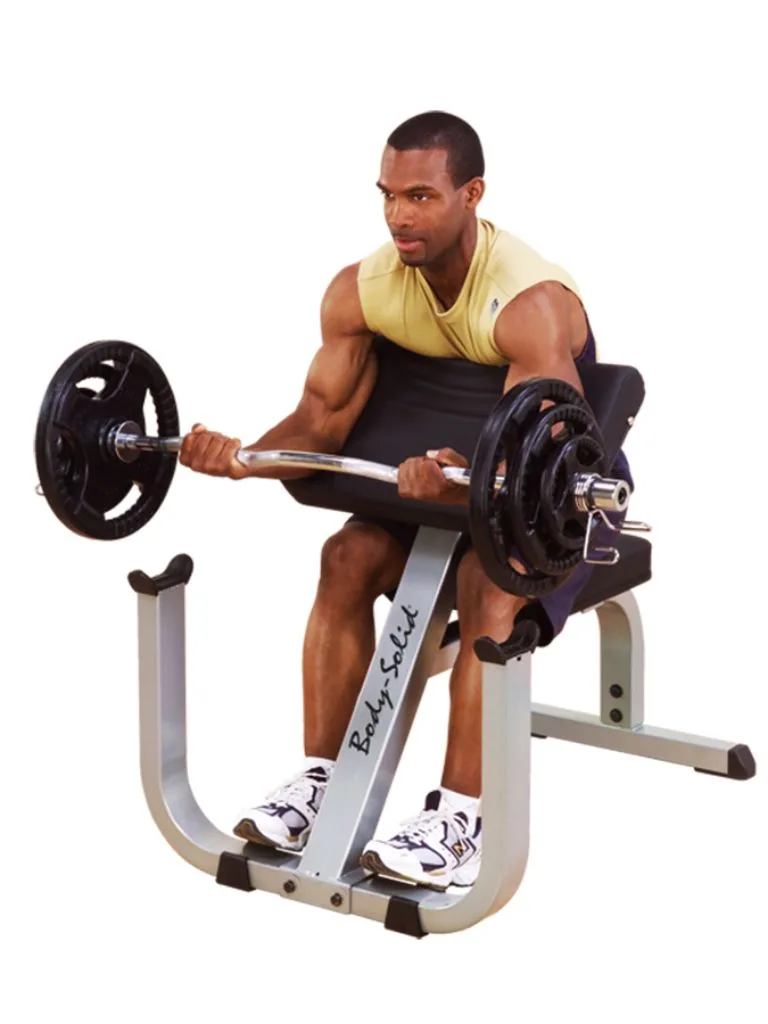 Body Solid GPCB329 Preacher Curl Bench