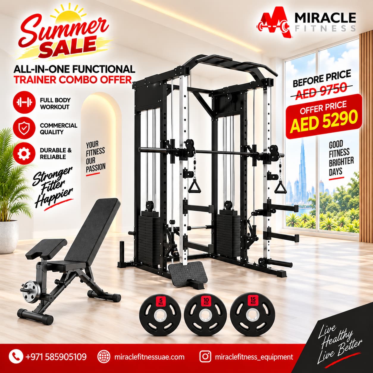 Body Strong All-in-One Multifunctional Trainer Combo Set