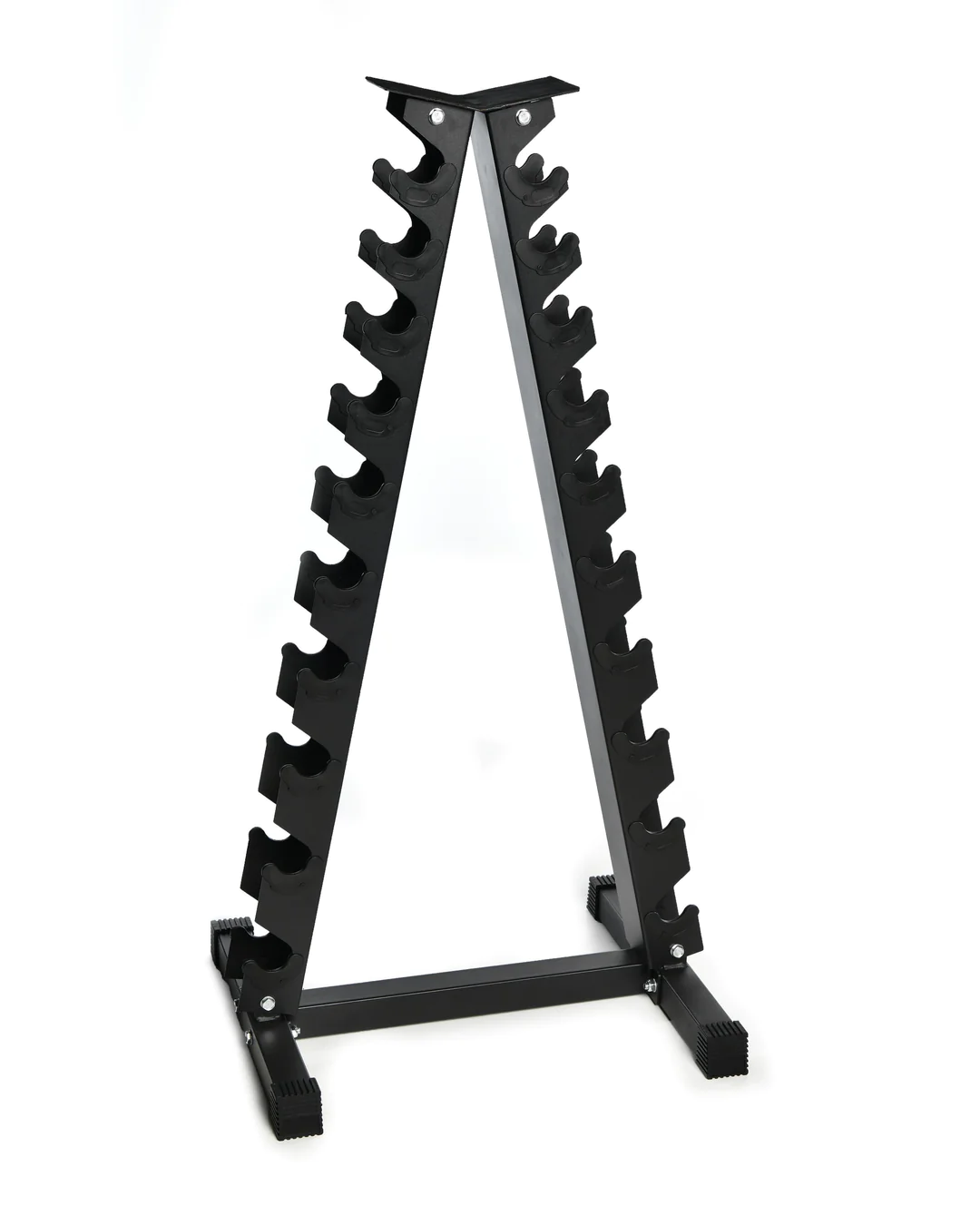 MIRACLE FITNESS HEX DUMBBELL SET 1 KG TO 10 KG WITH VERTICAL DUMBBELL RACK ( 10 PAIRS)