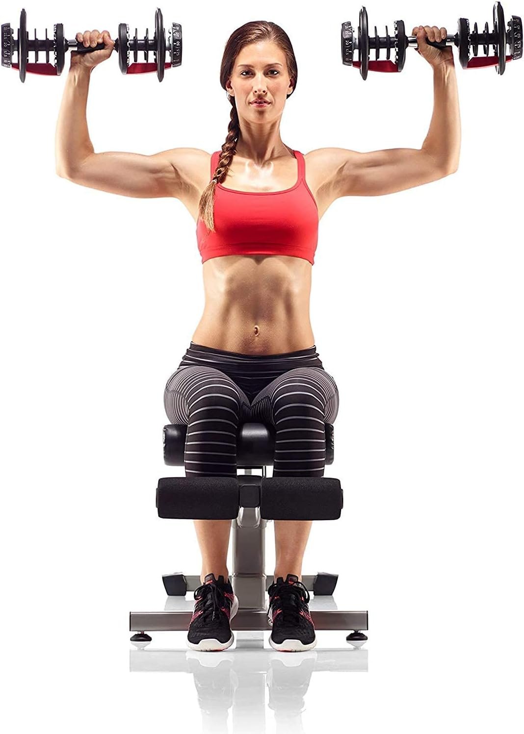 MIRACLE FITNESS 24KG ADJUSTABLE IRON DUMBBELL – PAIR