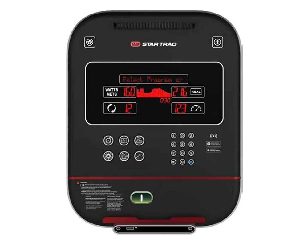 Star Trac 8 Series Recumbent Bike WithLCD 60BLK