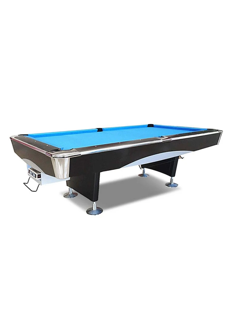 Knightshot Spyder Commercial Pool Table| Black Finish|8 FT