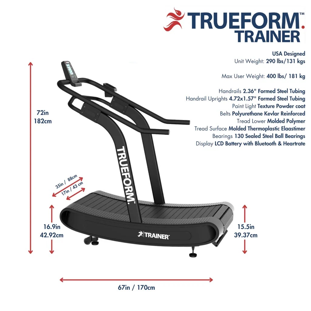 TrueForm Trainer Curved Treadmill USA