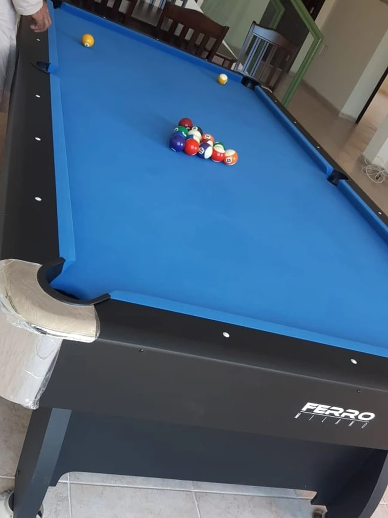Ferro Wooden Pool/Billiard Table | 7 FT | Blue