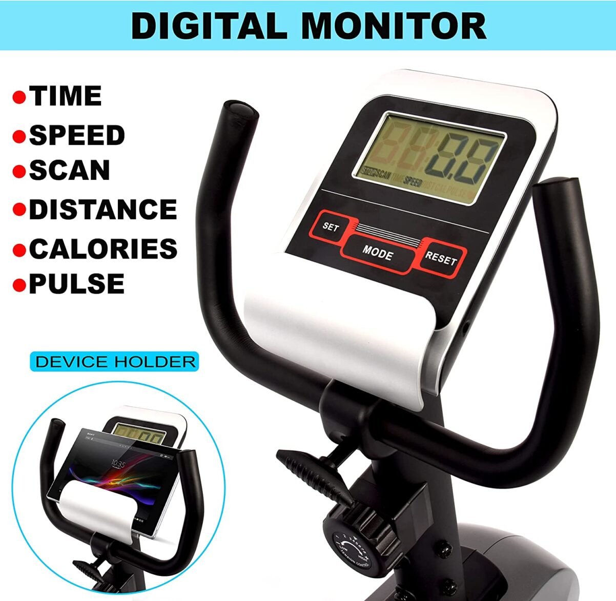 Miracle Fitness Magnetic Recumbent Bike EM-1564