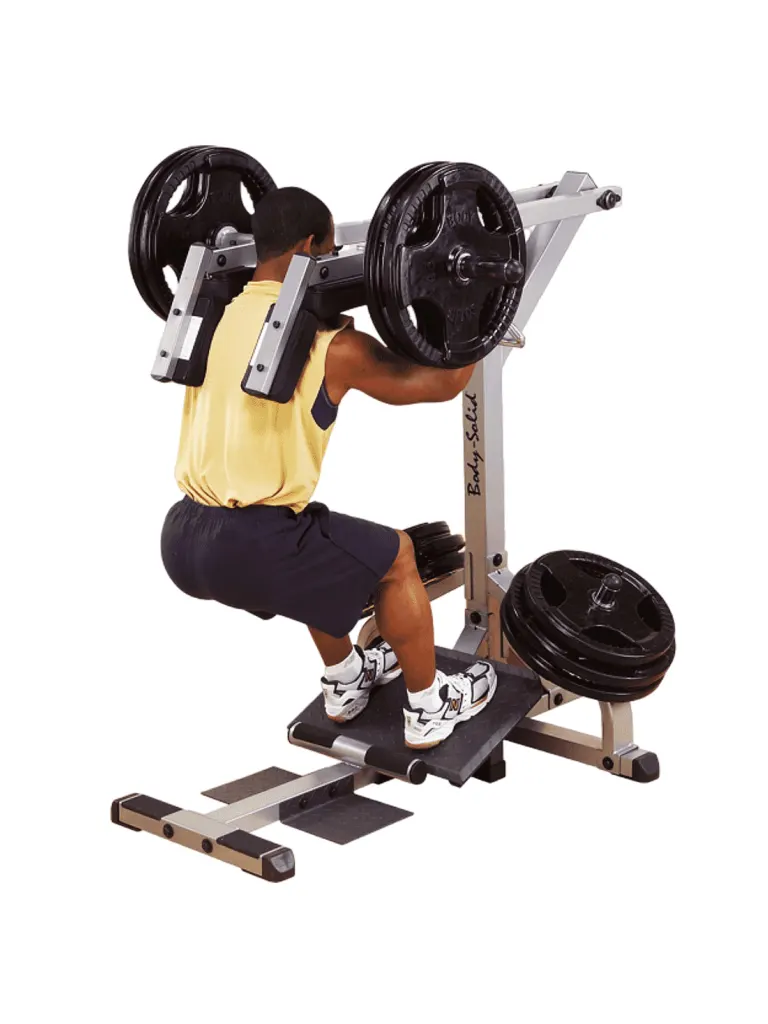 Body Solid Leverage Squat Calf Machine GSCL360 - Single Station