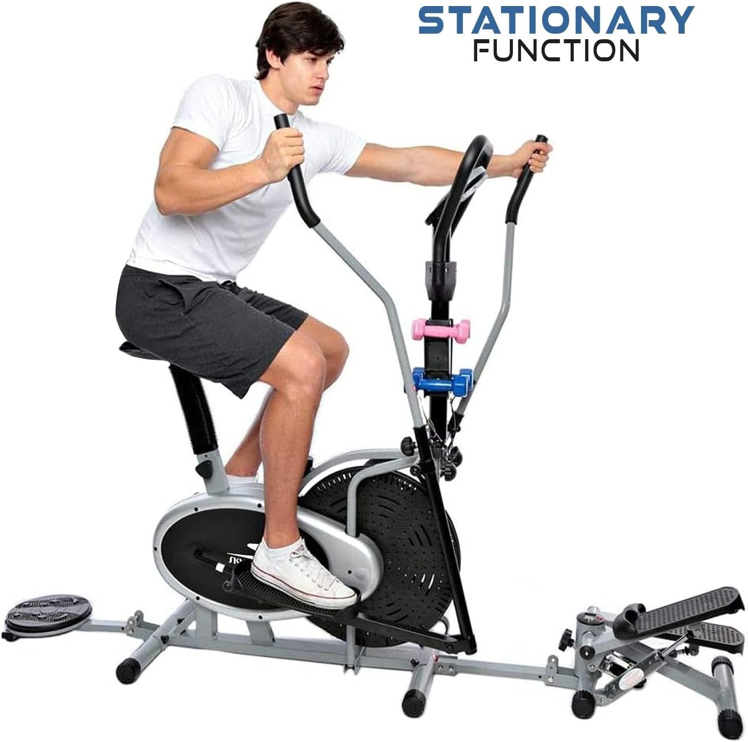 SKY Fitness Multifunctional 5-In-1 Orbitrek Exercise Bike
