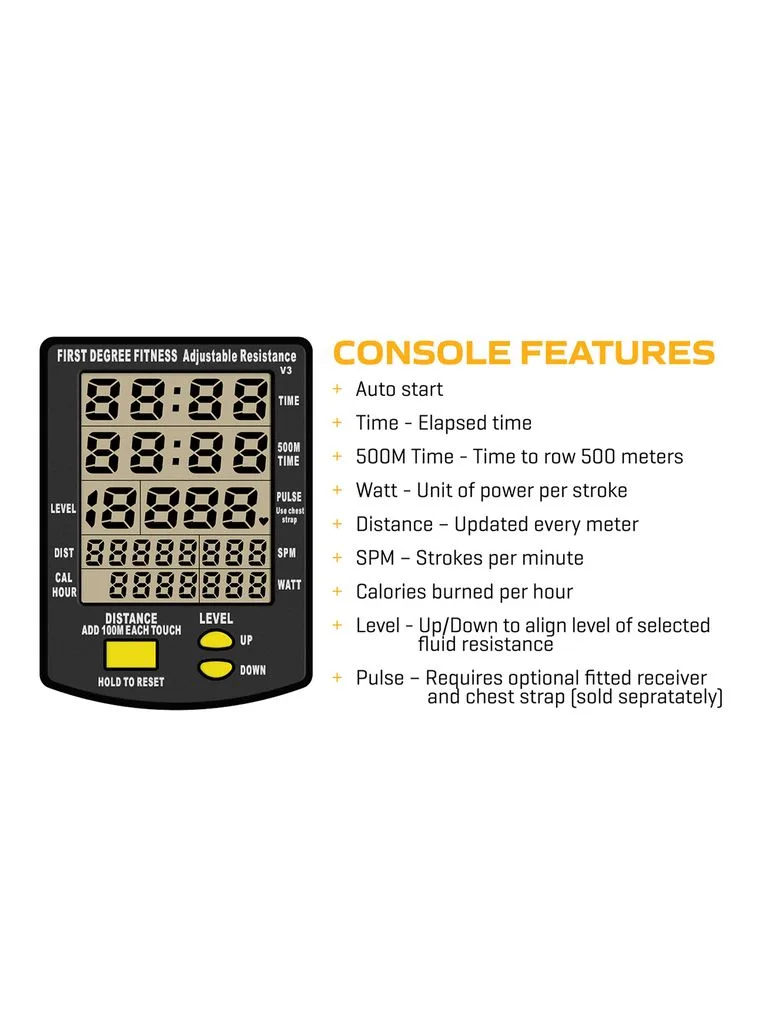 First Degree Fitness Pacific Plus Fluid Rower