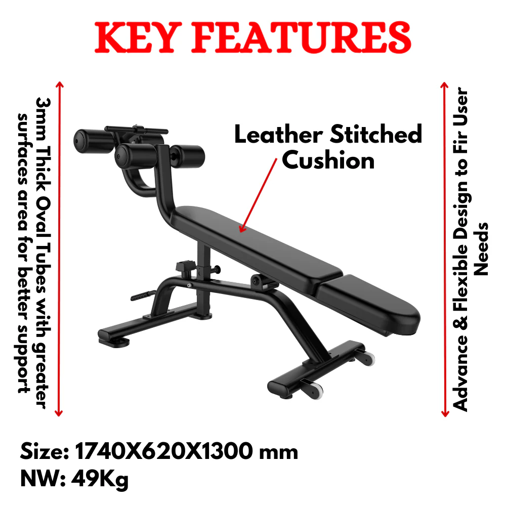 Body Strong Fitness Decline Adjustable Bench J-034