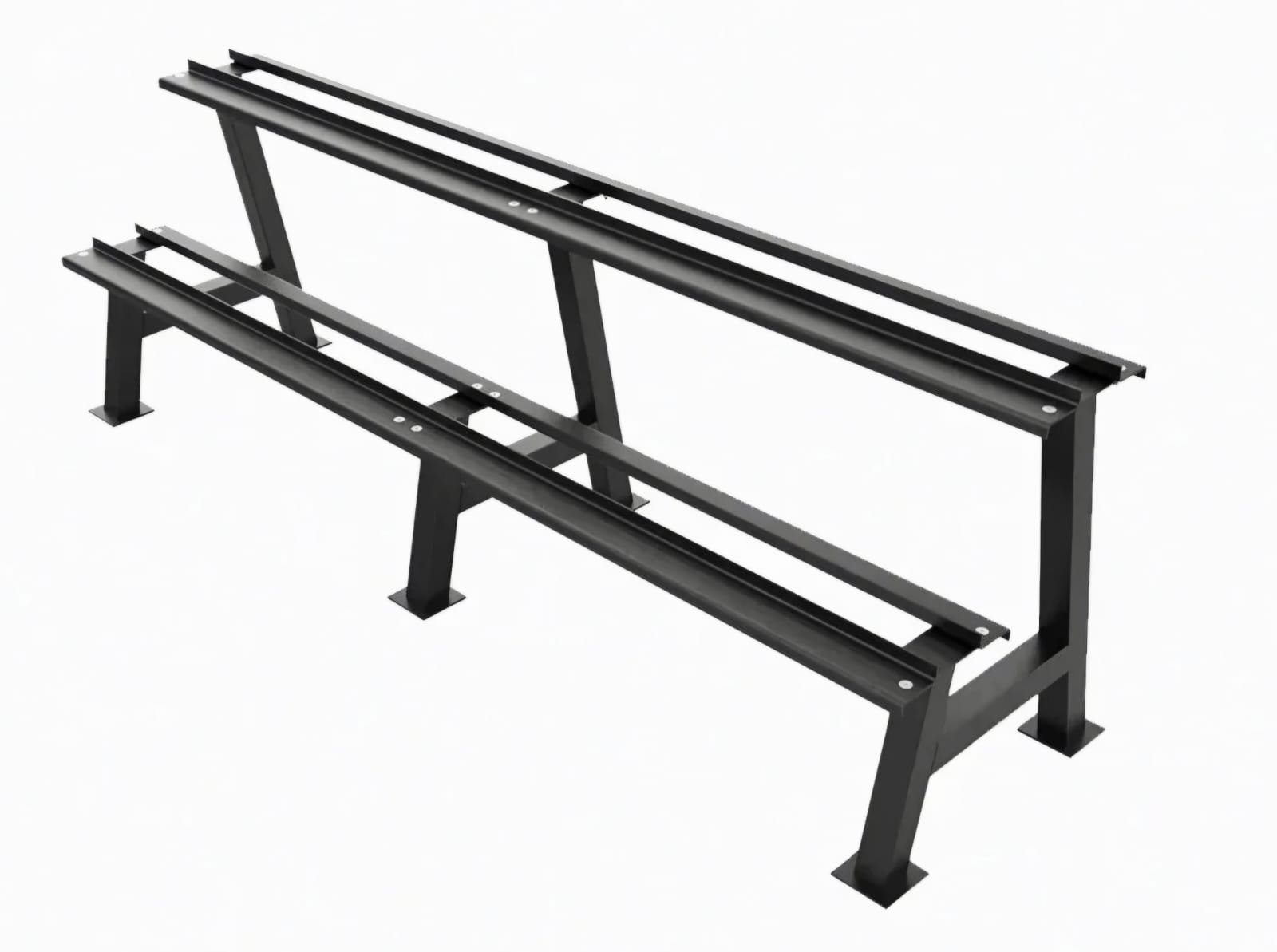 Body Strong 2 Tier Commercial Dumbbell Rack 2.5-30kg Size