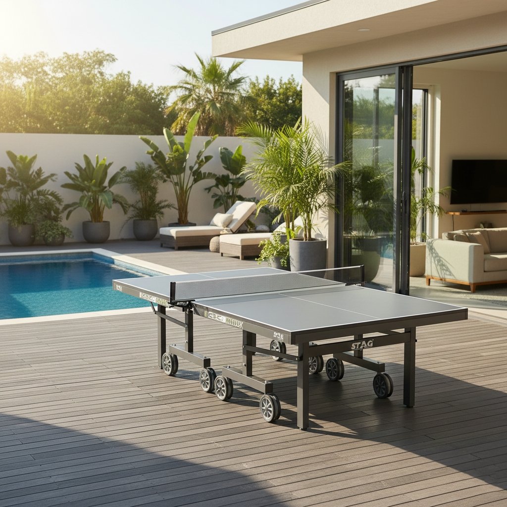 Stag Iconic 5000 DX Table Tennis Table - Unmatched Performance & True Ball Bounce