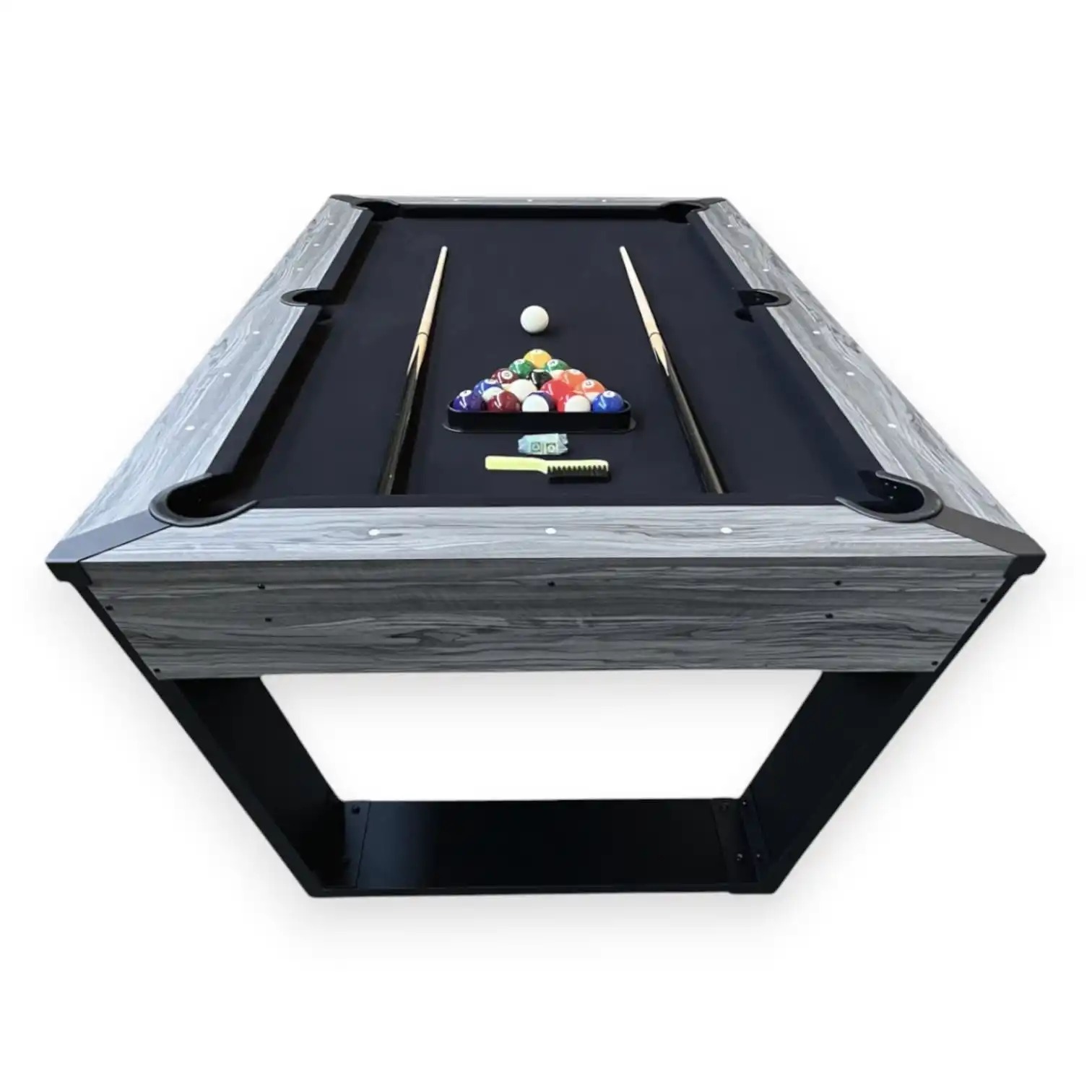 Body Strong 7FT Black Design Billiards Pool Table – Neptune
