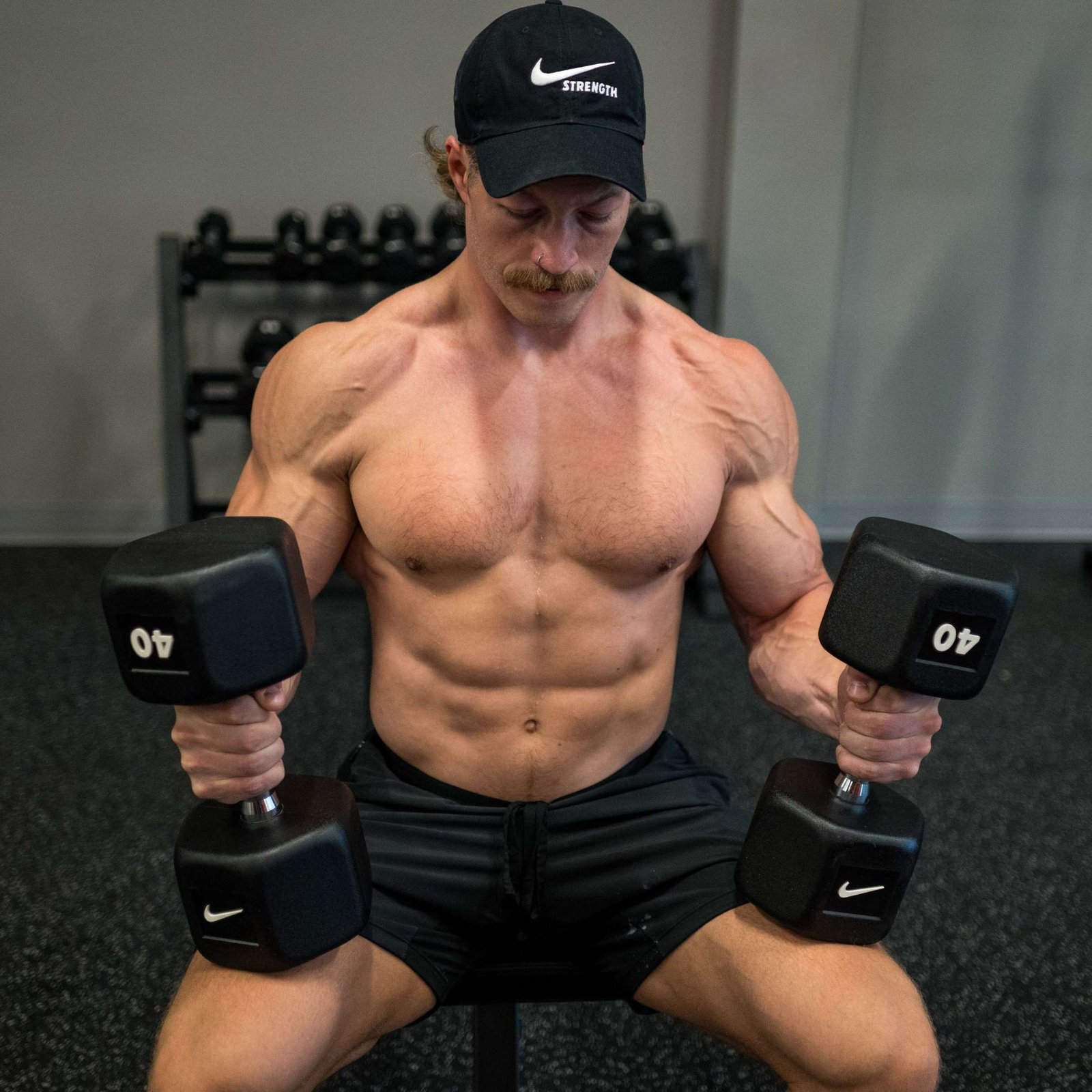 Nike Strength Premium Rubber-Coated Hex Dumbbell - Pair | 1 Kg to 10 Kg