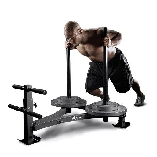 SKLZ Chrome Power Sled Push/Pull Speed and Strength Trainer