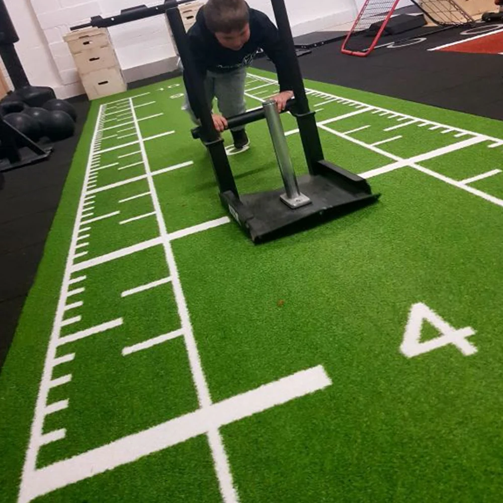 Miracle Fitness Fitness Professional Artificial Lawn / Sled Track with Numerics - 10 Meters