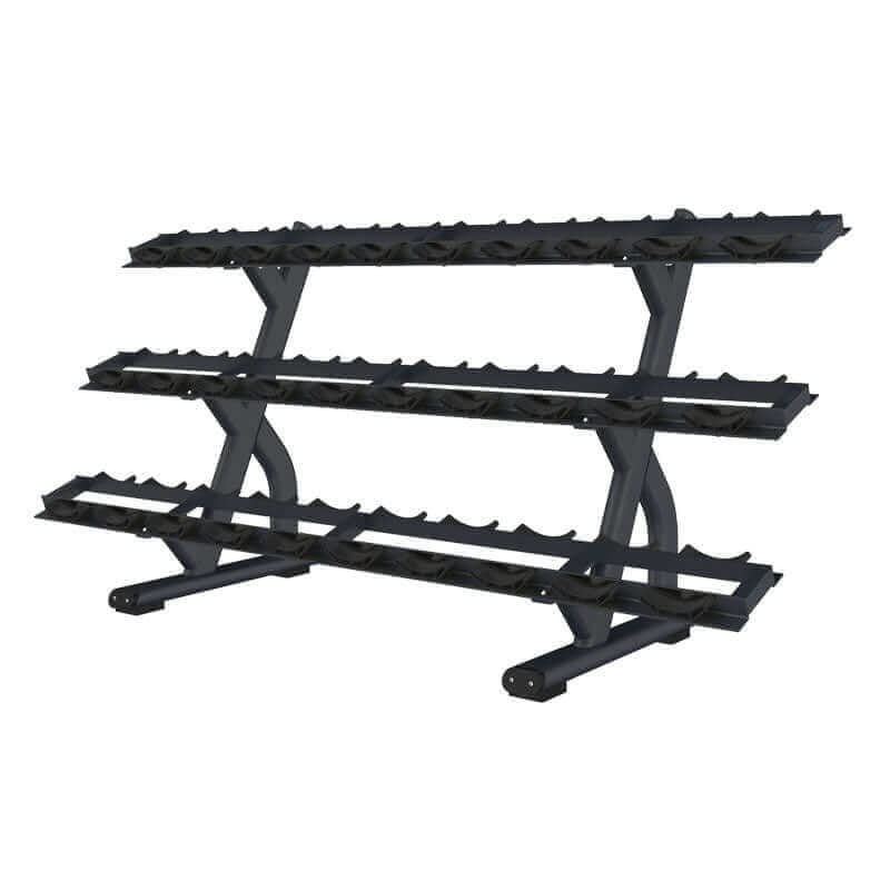 Miracle Fitness Fitness 3-Tier Dumbbell Rack for 15 pairs