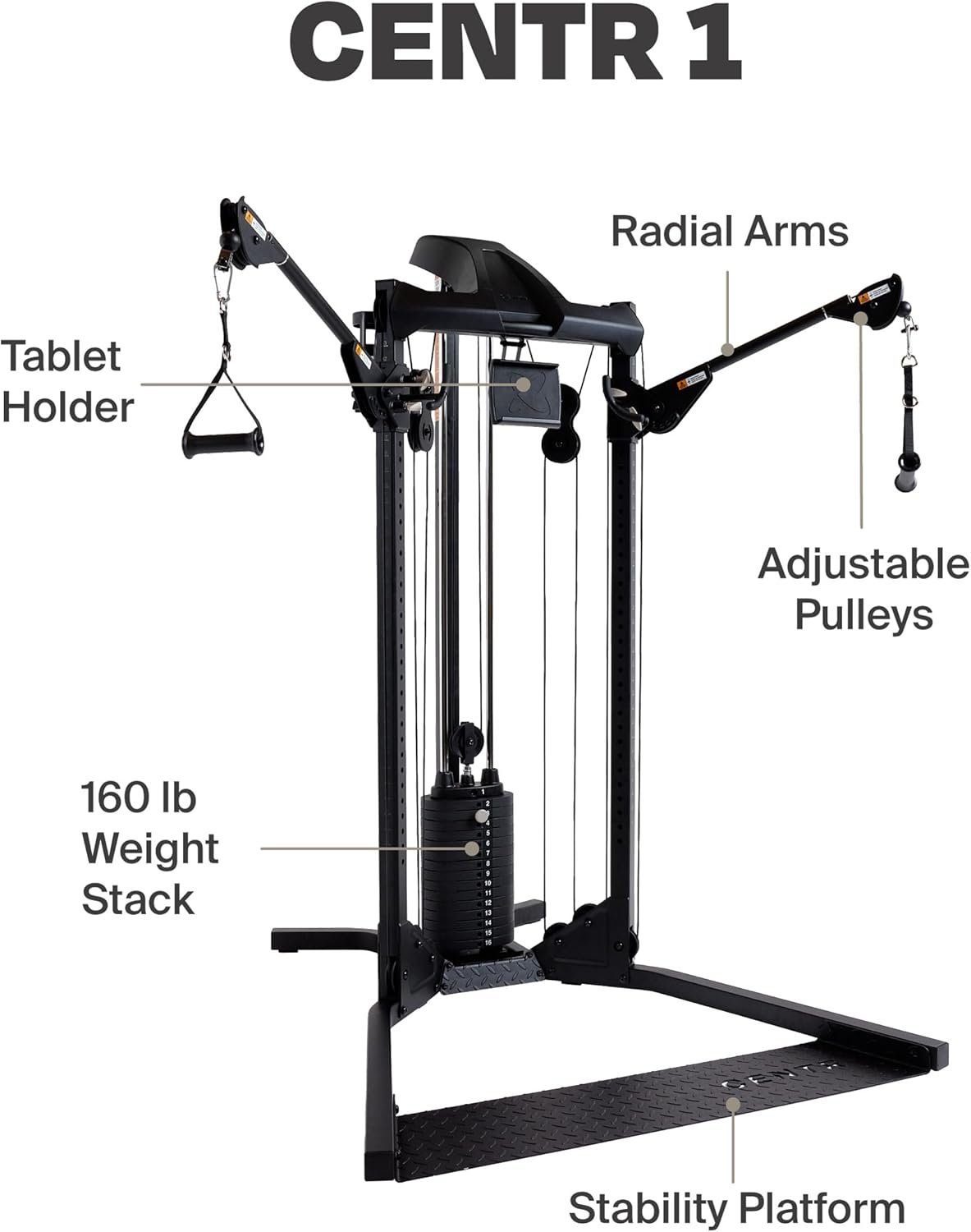 Inspire Fitness CENTR 1 Home Gym Functional Trainer W5X3