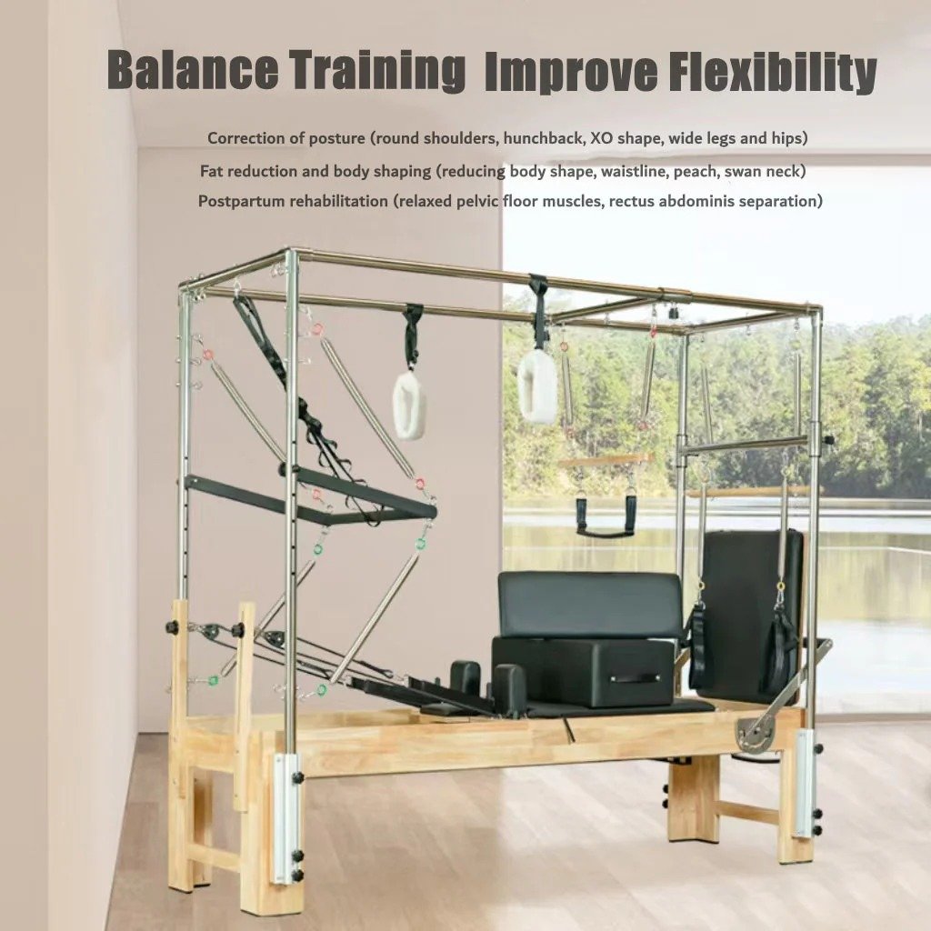 COOL GS-GJC03 Pilates Reformer 3 in 1 Pilates Fitness Bed