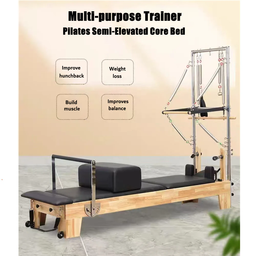 Miracle Fitness Pilates Reformer Semi-elevated 2-in-1 Yoga Bed  GJC02