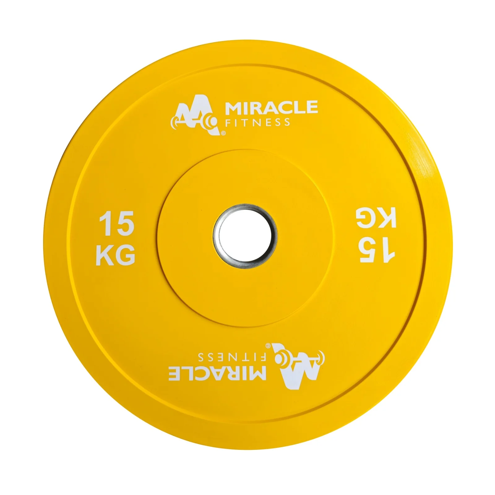 Miracle Fitness Premium Color Bumper Plate Set - 100 Kg