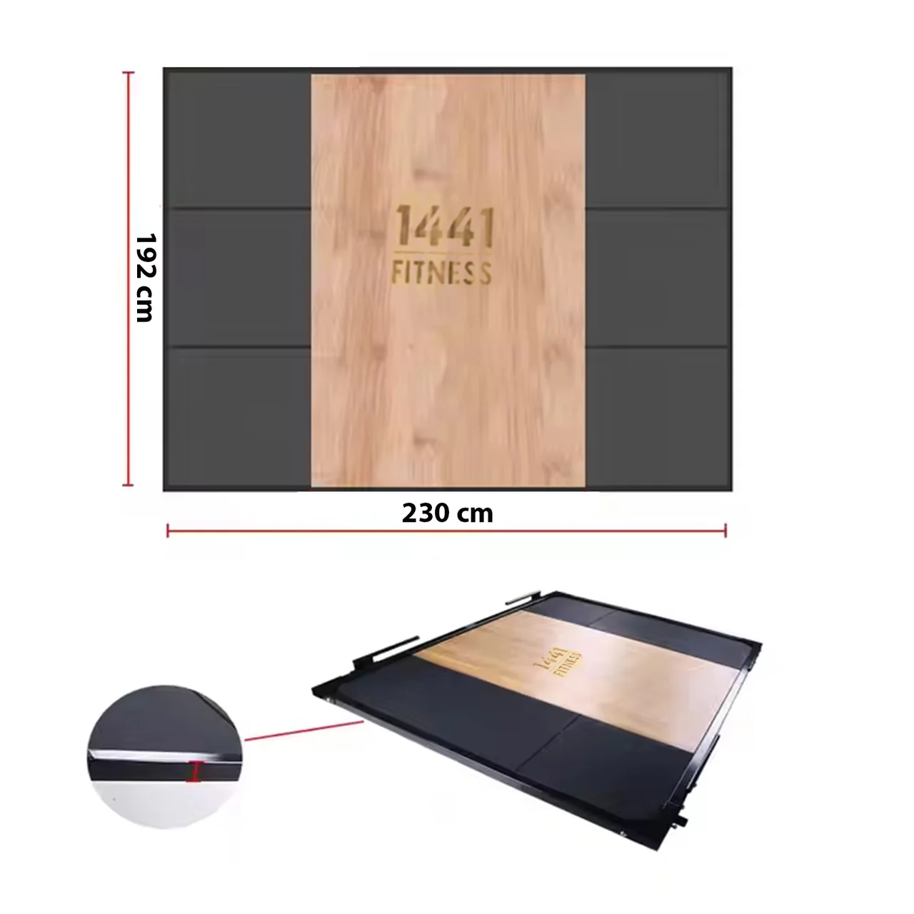 Body Strong Fitness Weight Lifting Platform for Deadlifts