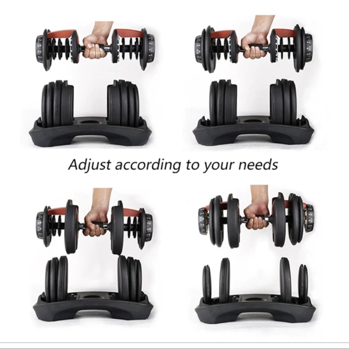 Bowflex SelectTech 552i Adjustable Dumbbell - 2 to 24kg Pair