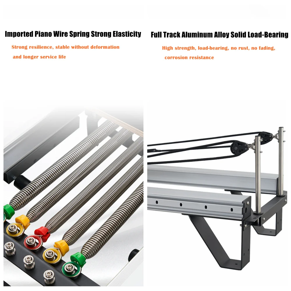 Miracle Fitness-PLT02 Pilates Reformer Aluminum Yoga Bed