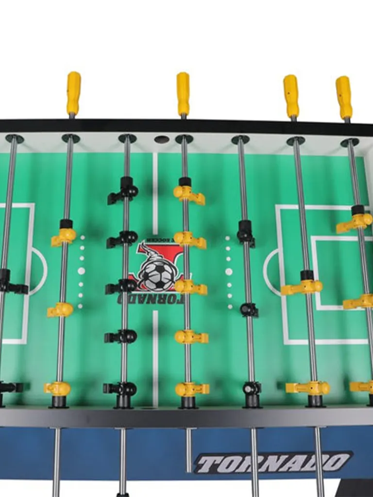 Tornado T3000 Custom Finish Tournament Series Foosball Table | Navy Blue