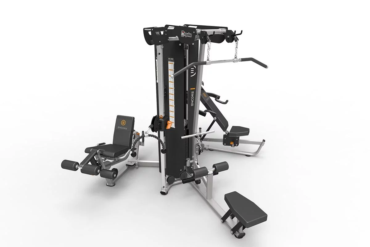 Impulse Fitness 3 Station Gym ES3000+ES3000OPT Hi-Lo Opt 200 x 3