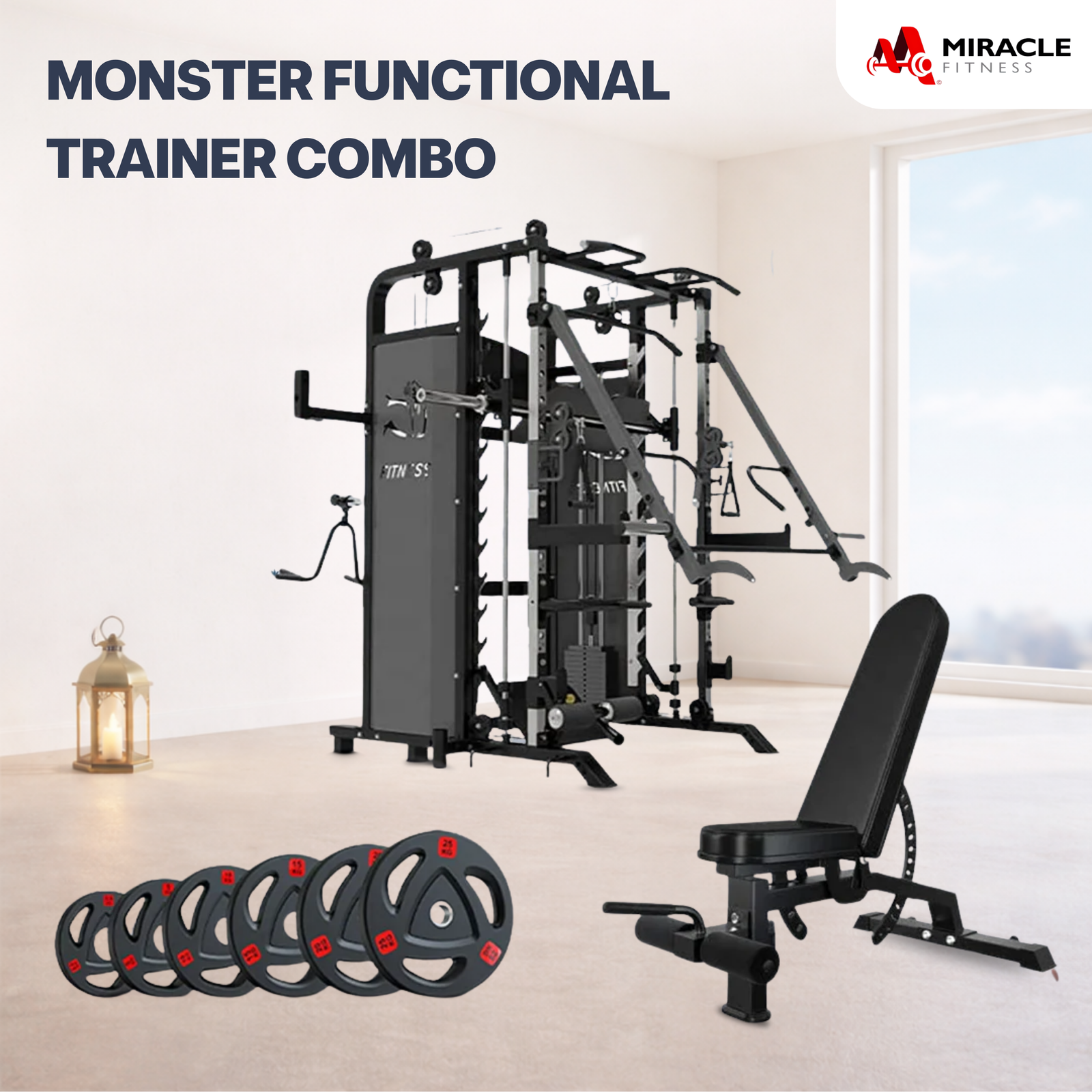 All-in-One Functional Trainer Combo Set