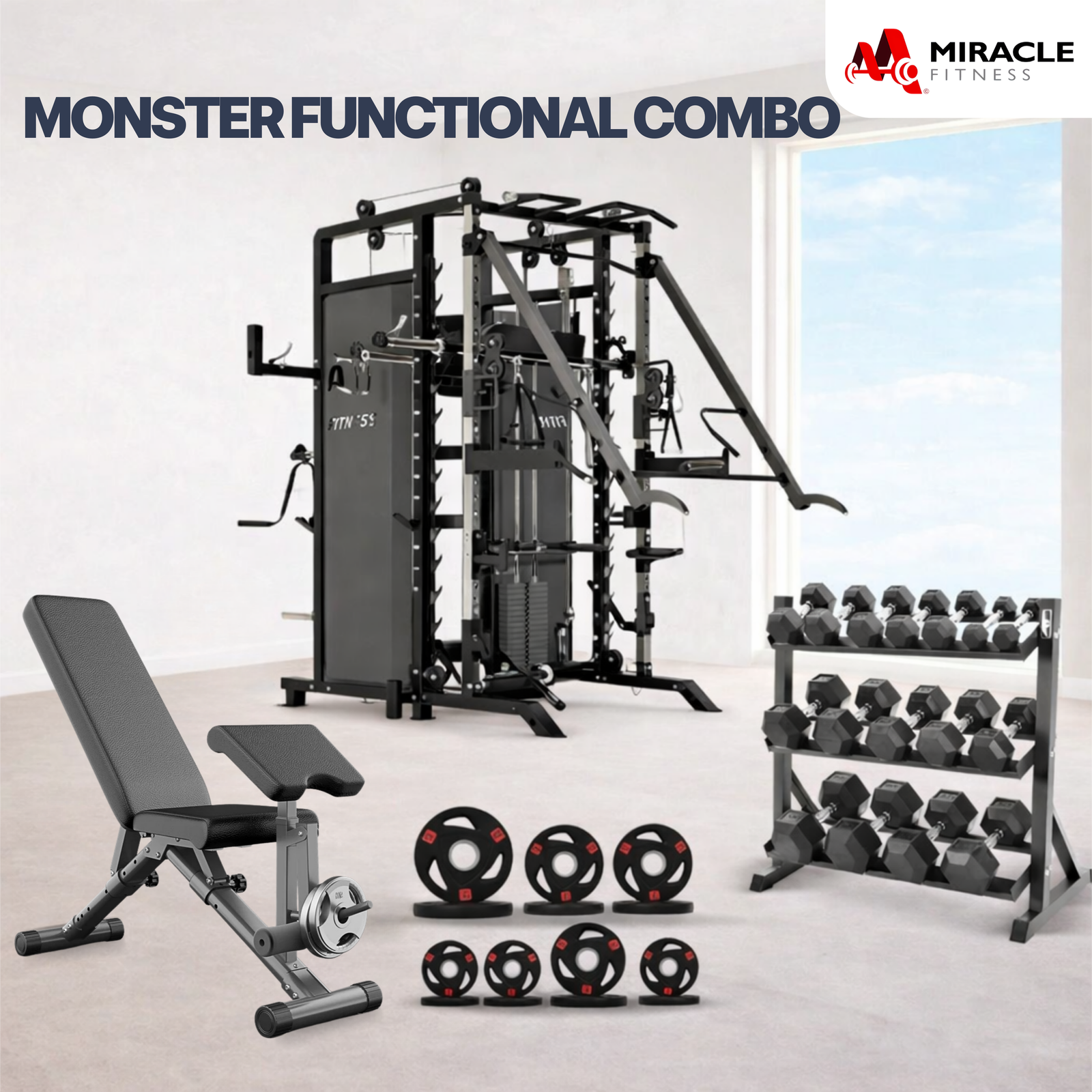 All-in-One Monster Functional Trainer All-in-One Combo