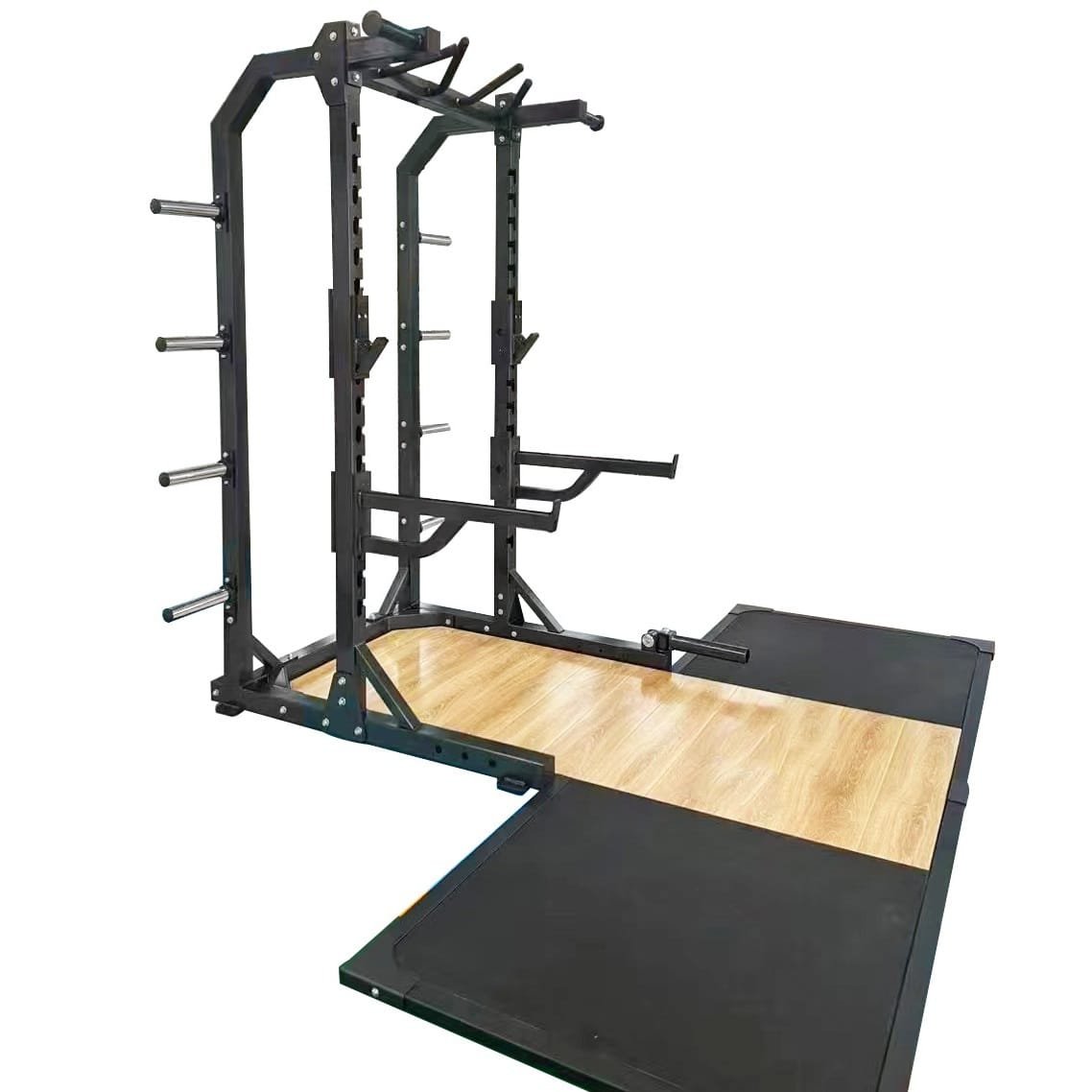 Body Strong Commercial Squat Rack with Platform (Combo) BX-S99