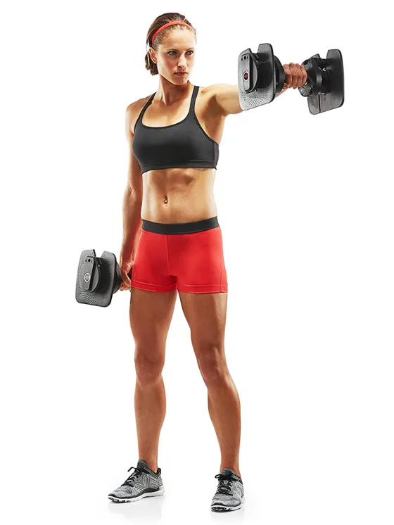 Bowflex SelectTech 560 Adjustable Dumbbells - 2.3 to 27.2kg (1 Pair)