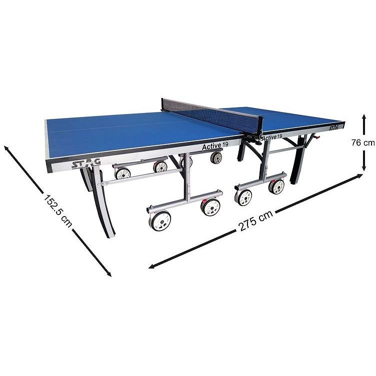 Stag Active 19 Foldable Indoor Table Tennis Table