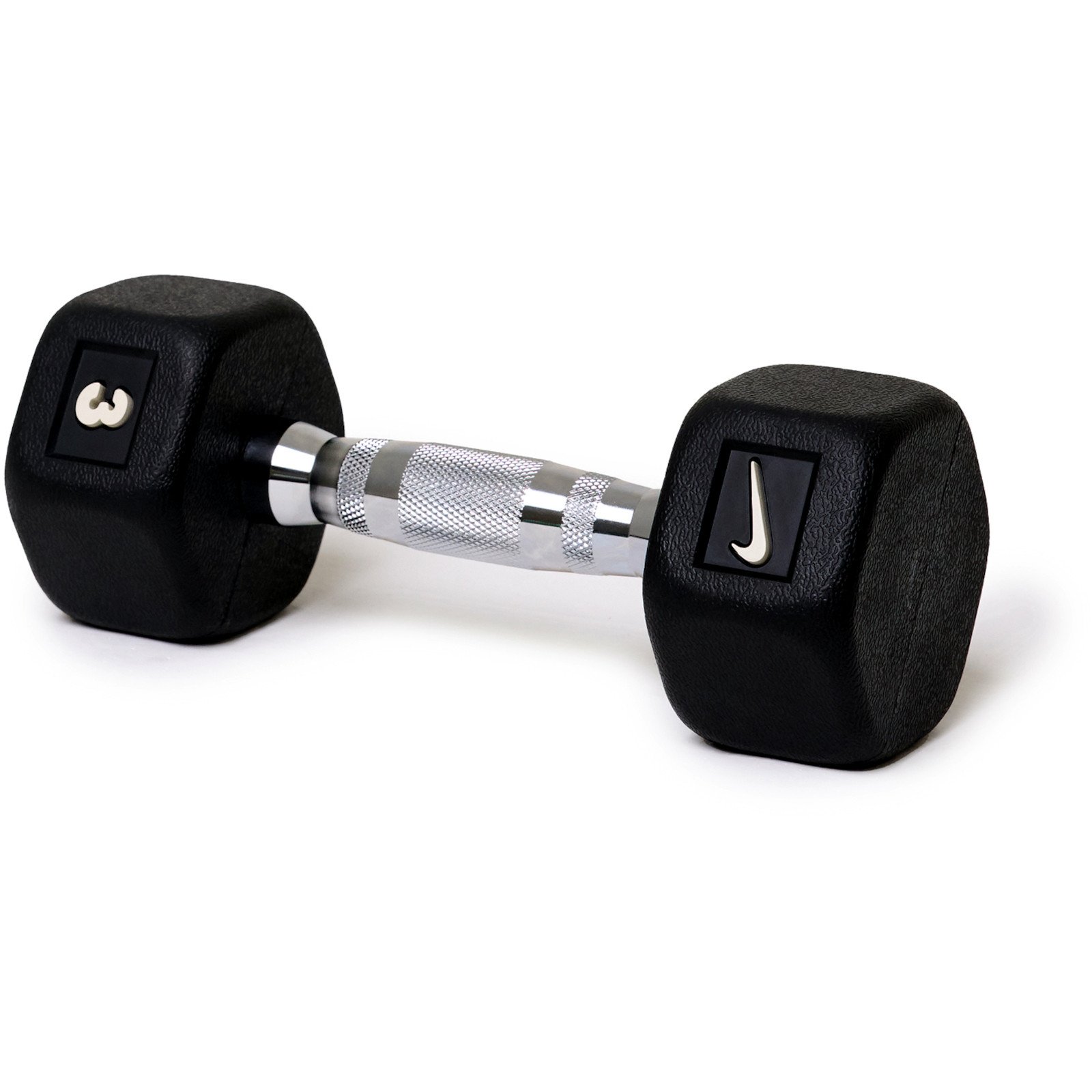Nike Strength Premium Rubber-Coated Hex Dumbbell - Pair | 1 Kg to 10 Kg